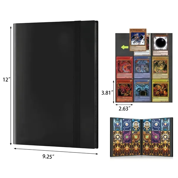 Portable 9-Pocket Trading Card Binder - Portable 9-Pocket Trading Card Binder - Image 1 of 8