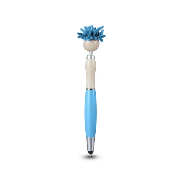 MopToppers. Wheat Straw Screen Cleaner With Stylus Pen. - MopToppers. Wheat Straw Screen Cleaner With Stylus Pen. - Image 0 of 5