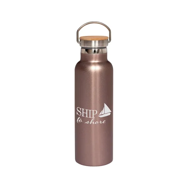 Prime Line. 20 oz. Vacuum Insulated Water Bottle With Bam... - Prime Line. 20 oz. Vacuum Insulated Water Bottle With Bam... - Image 2 of 3