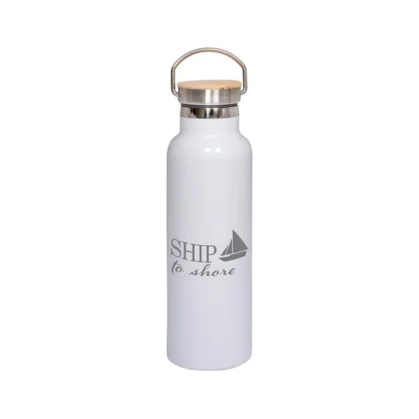 Prime Line. 20 oz. Vacuum Insulated Water Bottle With Bam... - Prime Line. 20 oz. Vacuum Insulated Water Bottle With Bam... - Image 3 of 3
