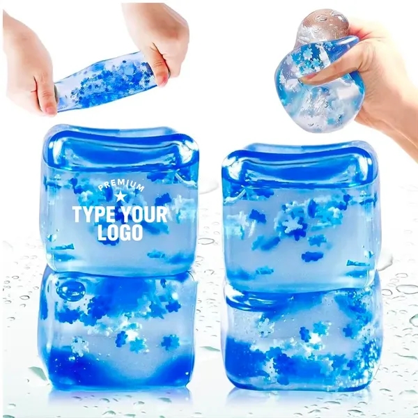 Ice Stress Cube NeeDoh Nice Fidget Toy - Ice Stress Cube NeeDoh Nice Fidget Toy - Image 0 of 2