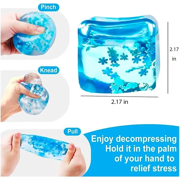 Ice Stress Cube NeeDoh Nice Fidget Toy - Ice Stress Cube NeeDoh Nice Fidget Toy - Image 1 of 2