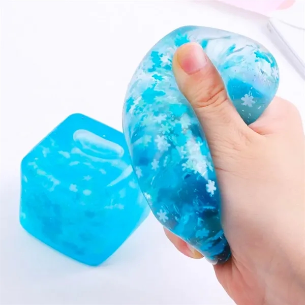Ice Stress Cube NeeDoh Nice Fidget Toy - Ice Stress Cube NeeDoh Nice Fidget Toy - Image 2 of 2