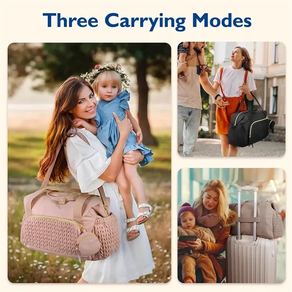 Baby Diaper Bag Tote Large Capacity for Nursing Essentials - Baby Diaper Bag Tote Large Capacity for Nursing Essentials - Image 5 of 5