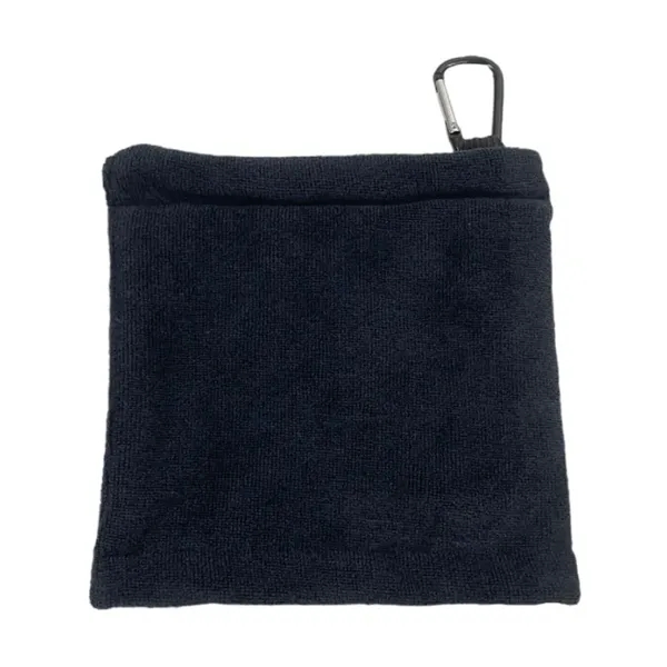 Golf Ball Towel With Clip - Golf Ball Towel With Clip - Image 2 of 4
