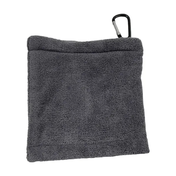 Golf Ball Towel With Clip - Golf Ball Towel With Clip - Image 3 of 4