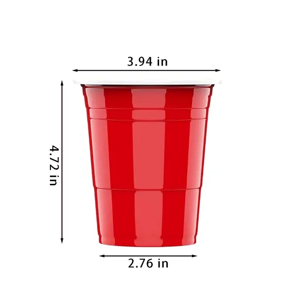 Party wedding double wall 16oz reusable plastic solo cups - Party wedding double wall 16oz reusable plastic solo cups - Image 1 of 4