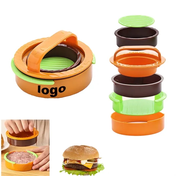 3-in-1 Burger Making Kit with Rings and Molds - 3-in-1 Burger Making Kit with Rings and Molds - Image 0 of 2