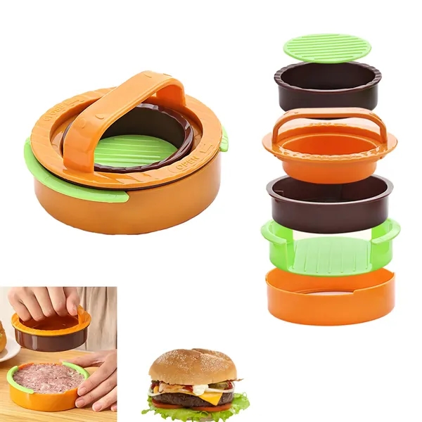 3-in-1 Burger Making Kit with Rings and Molds - 3-in-1 Burger Making Kit with Rings and Molds - Image 1 of 2