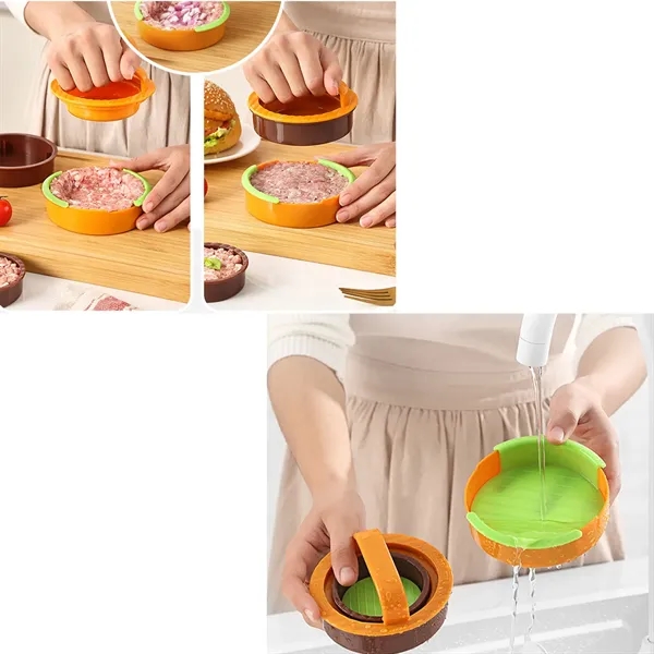 3-in-1 Burger Making Kit with Rings and Molds - 3-in-1 Burger Making Kit with Rings and Molds - Image 2 of 2