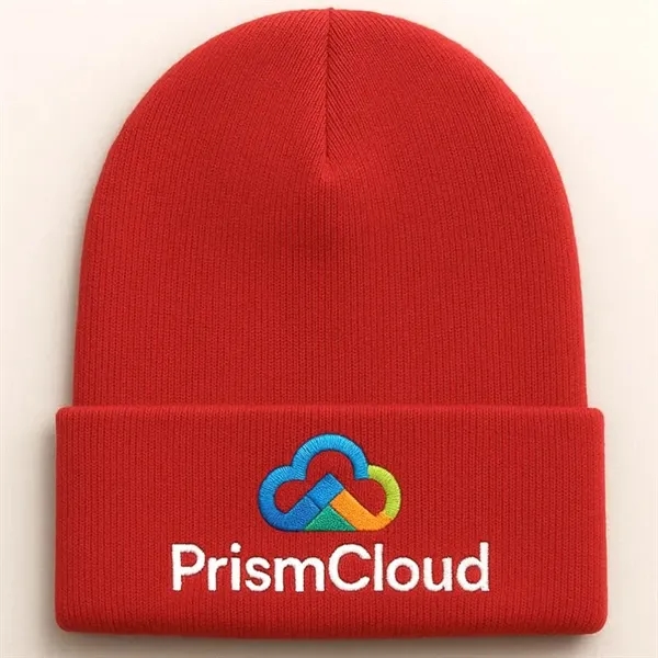 Custom Embroidered Snug Fit Beanie - Custom Embroidered Snug Fit Beanie - Image 0 of 6