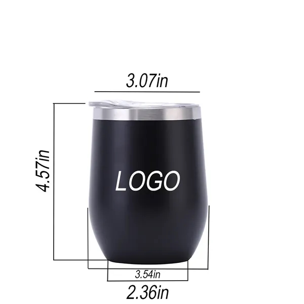 201 Stainless Steel  Egg-Shaped Drinking Cup - 201 Stainless Steel  Egg-Shaped Drinking Cup - Image 0 of 1