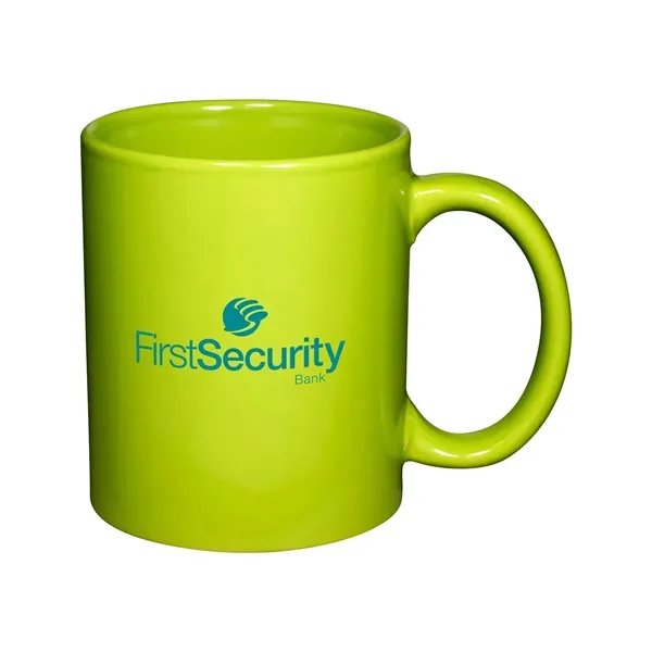 Prime Line. 11 oz. Basic C Handle Ceramic Mug. - Prime Line. 11 oz. Basic C Handle Ceramic Mug. - Image 2 of 6