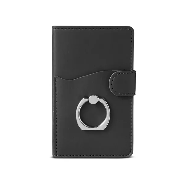 Leeman Tuscany Dual Card Pocket With Metal Ring - Leeman Tuscany Dual Card Pocket With Metal Ring - Image 0 of 1