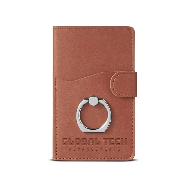 Leeman Tuscany Dual Card Pocket With Metal Ring - Leeman Tuscany Dual Card Pocket With Metal Ring - Image 1 of 1