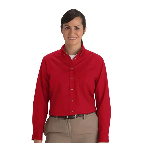 Edwards - Women's One-Pocket Poplin-Long Sleeve - Edwards - Women's One-Pocket Poplin-Long Sleeve - Image 3 of 9