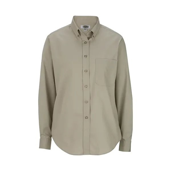 Edwards - Women's One-Pocket Poplin-Long Sleeve - Edwards - Women's One-Pocket Poplin-Long Sleeve - Image 5 of 9