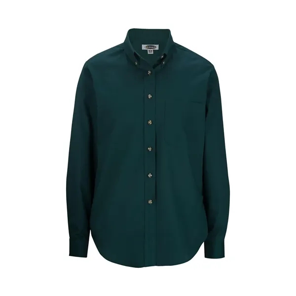 Edwards - Women's One-Pocket Poplin-Long Sleeve - Edwards - Women's One-Pocket Poplin-Long Sleeve - Image 6 of 9