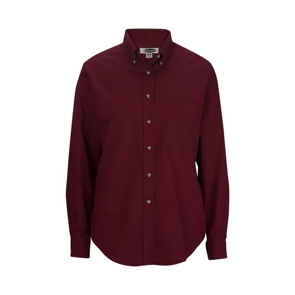 Edwards - Women's One-Pocket Poplin-Long Sleeve - Edwards - Women's One-Pocket Poplin-Long Sleeve - Image 9 of 9