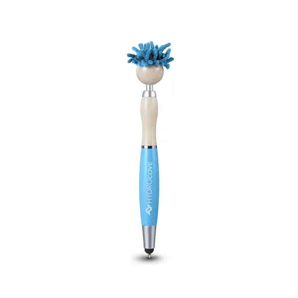 MopToppers Wheat Straw Screen Cleaner With Stylus Pen - MopToppers Wheat Straw Screen Cleaner With Stylus Pen - Image 0 of 5