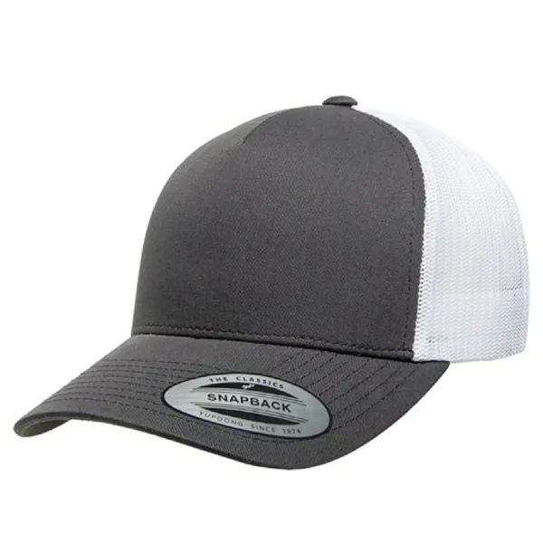 Yupoong 6506 YP Classics Five-Panel Retro Trucker Hat - Yupoong 6506 YP Classics Five-Panel Retro Trucker Hat - Image 21 of 29