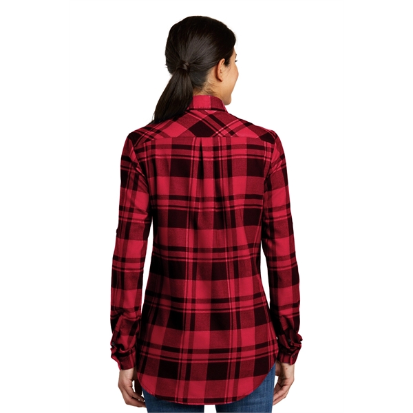 Port Authority Women's Plaid Flannel Tunic . - Port Authority Women's Plaid Flannel Tunic . - Image 16 of 32