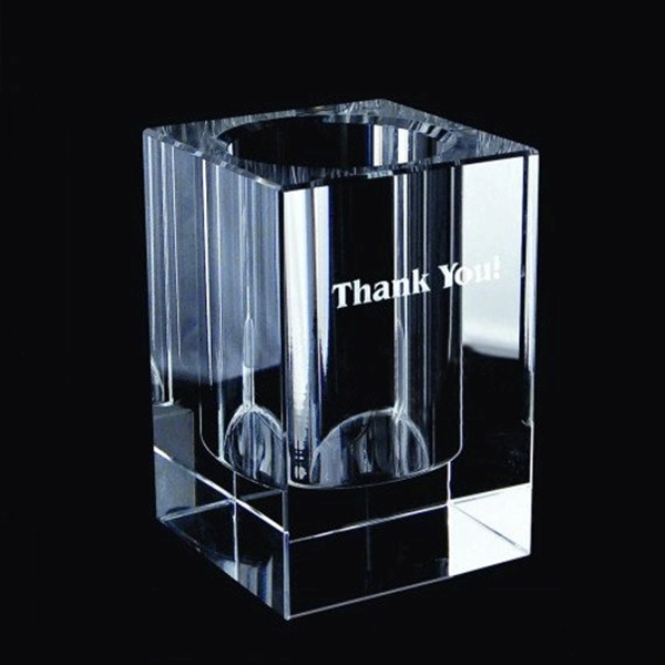 Crystal Executive Pen Holder - Crystal Executive Pen Holder - Image 0 of 1