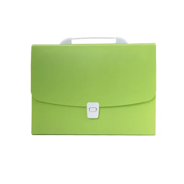 13-Pocket Accordion File Folder with Handle Plastic, A4/Le - 13-Pocket Accordion File Folder with Handle Plastic, A4/Le - Image 5 of 6