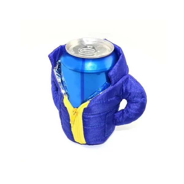 The Insulated Puffy 12 oz Can Cooler Jacket - The Insulated Puffy 12 oz Can Cooler Jacket - Image 3 of 4