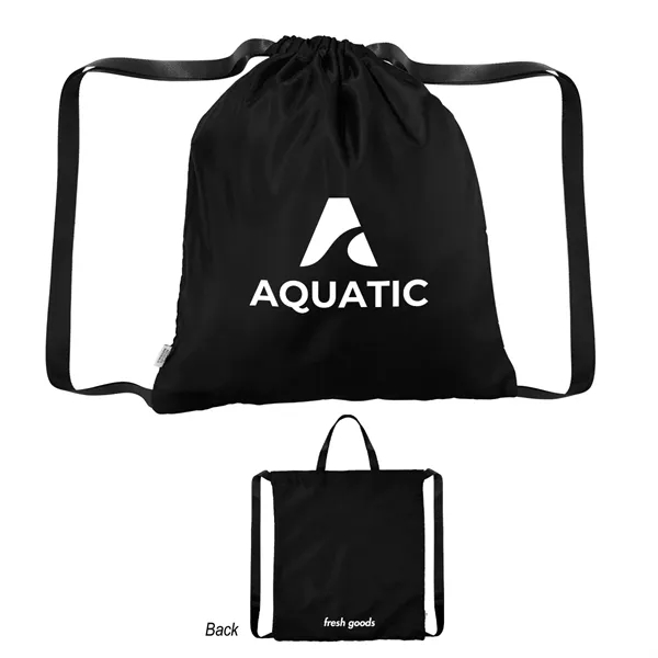 Fresh Goods Joel rPET Drawstring Tote Bag - Fresh Goods Joel rPET Drawstring Tote Bag - Image 2 of 5