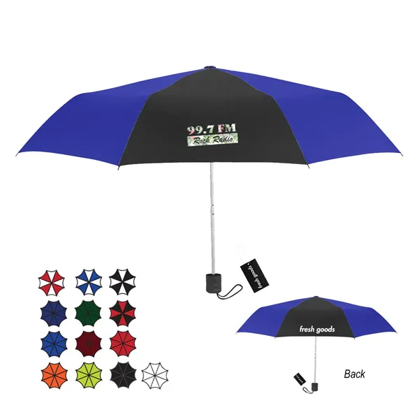 Fresh Goods 42" Arc Budget Telescopic Umbrella - Fresh Goods 42" Arc Budget Telescopic Umbrella - Image 1 of 4