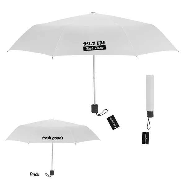 Fresh Goods 42" Arc Budget Telescopic Umbrella - Fresh Goods 42" Arc Budget Telescopic Umbrella - Image 2 of 4