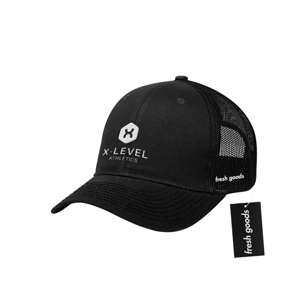Custom Fresh Goods Cotton Twill Mesh Back Cap