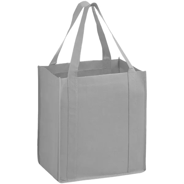 Heavy Duty Non-Woven Shopping Tote Bag w/ Gusset 13"x15"x10" - Heavy Duty Non-Woven Shopping Tote Bag w/ Gusset 13"x15"x10" - Image 4 of 18