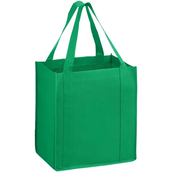 Heavy Duty Non-Woven Shopping Tote Bag w/ Gusset 13"x15"x10" - Heavy Duty Non-Woven Shopping Tote Bag w/ Gusset 13"x15"x10" - Image 6 of 18