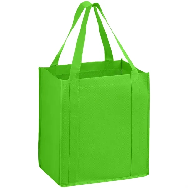 Heavy Duty Non-Woven Shopping Tote Bag w/ Gusset 13"x15"x10" - Heavy Duty Non-Woven Shopping Tote Bag w/ Gusset 13"x15"x10" - Image 8 of 18