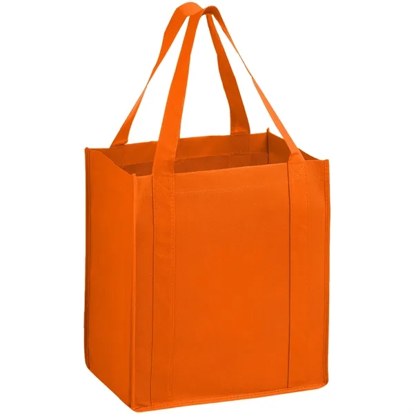 Heavy Duty Non-Woven Shopping Tote Bag w/ Gusset 13"x15"x10" - Heavy Duty Non-Woven Shopping Tote Bag w/ Gusset 13"x15"x10" - Image 11 of 18