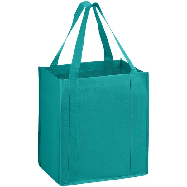 Heavy Duty Non-Woven Shopping Tote Bag w/ Gusset 13"x15"x10" - Heavy Duty Non-Woven Shopping Tote Bag w/ Gusset 13"x15"x10" - Image 15 of 18