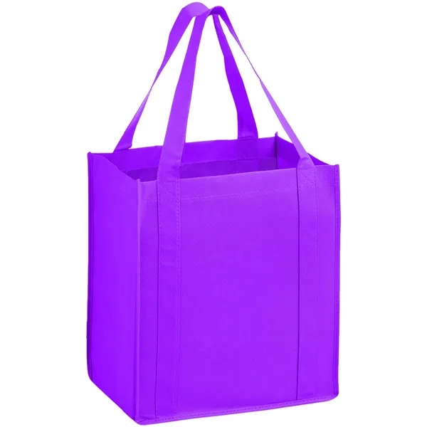 Heavy Duty Non-Woven Shopping Tote Bag w/ Gusset 13"x15"x10" - Heavy Duty Non-Woven Shopping Tote Bag w/ Gusset 13"x15"x10" - Image 16 of 18
