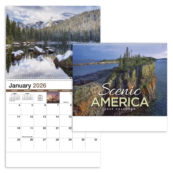 Products Scenic America® Appointment Calendar - Spiral - Products Scenic America® Appointment Calendar - Spiral - Image 2 of 2