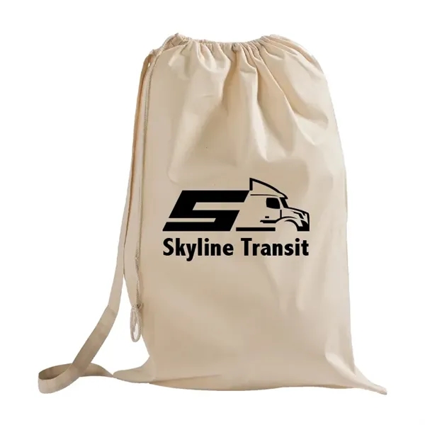 Cliffside 6oz Cotton Cinch Laundry Bag - Cliffside 6oz Cotton Cinch Laundry Bag - Image 5 of 8