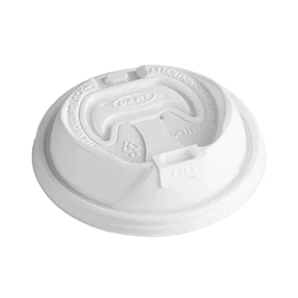 12 Oz. - 20 Oz. Insulated Paper Cup Lid, White - 12 Oz. - 20 Oz. Insulated Paper Cup Lid, White - Image 0 of 1