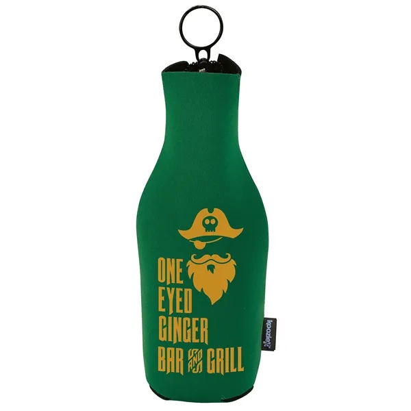 Koozie® Neoprene Zip-Up Bottle Cooler - Koozie® Neoprene Zip-Up Bottle Cooler - Image 1 of 5