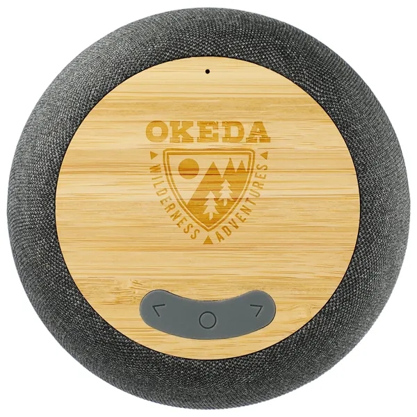 Garm Fabric & Bamboo Speaker with Wireless Chargin - Garm Fabric & Bamboo Speaker with Wireless Chargin - Image 0 of 0