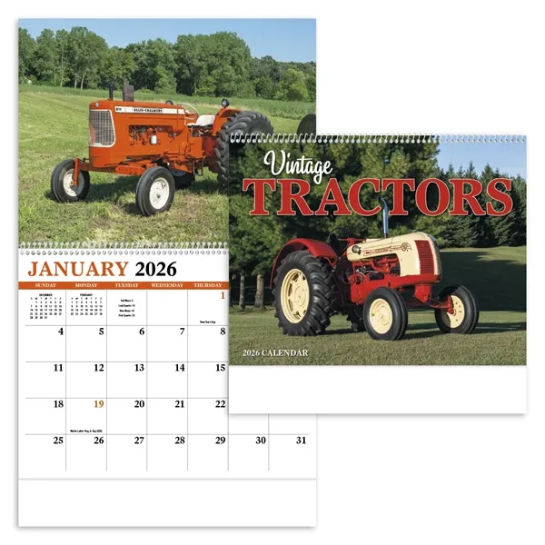 Products Vintage Tractors Appointment Calendar - Spiral - Products Vintage Tractors Appointment Calendar - Spiral - Image 2 of 2