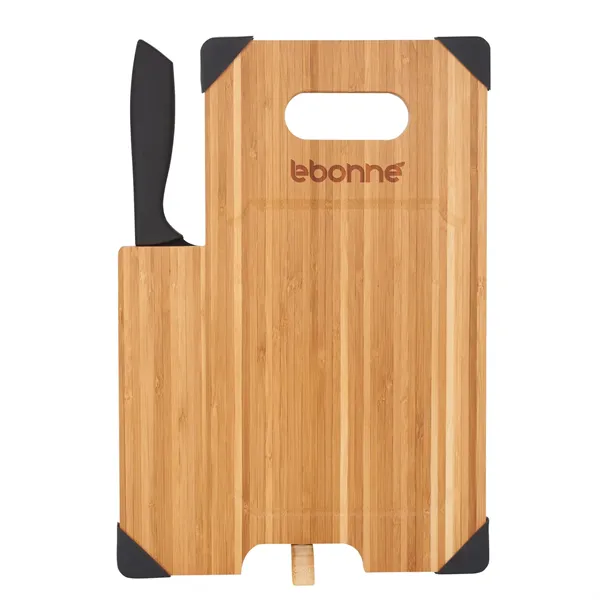 Bamboo Cutting Board with Knife - Bamboo Cutting Board with Knife - Image 0 of 0