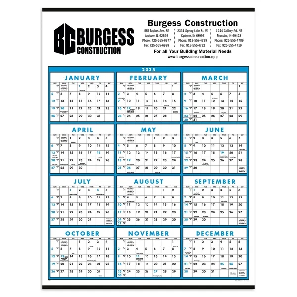 Triumph® Calendars Span-A-Year Non-Laminated Calendar - Triumph® Calendars Span-A-Year Non-Laminated Calendar - Image 0 of 2