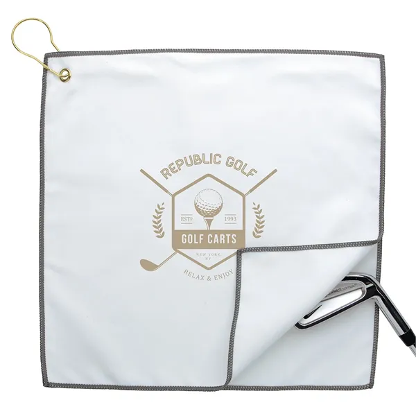 Good Value™ RPET Double Layer Golf Towel - Good Value™ RPET Double Layer Golf Towel - Image 2 of 4