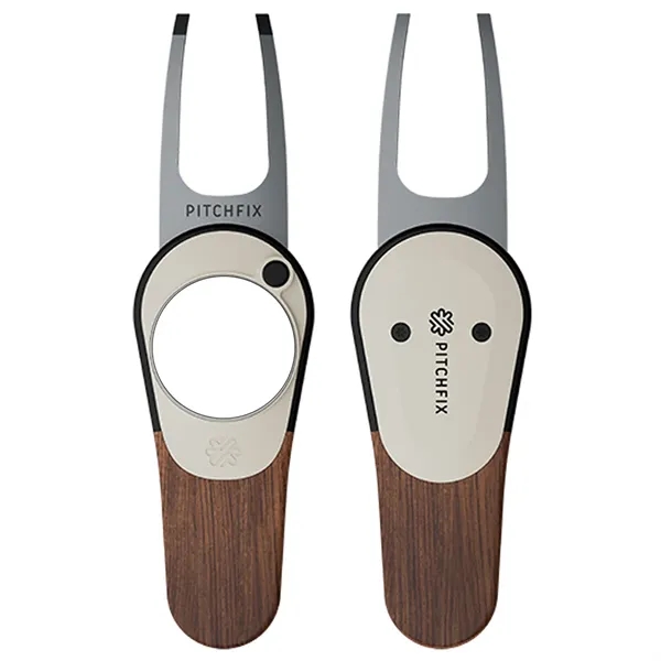 Pitchfix Woodie Golf Divot Tool with Ball Marker - Pitchfix Woodie Golf Divot Tool with Ball Marker - Image 12 of 12