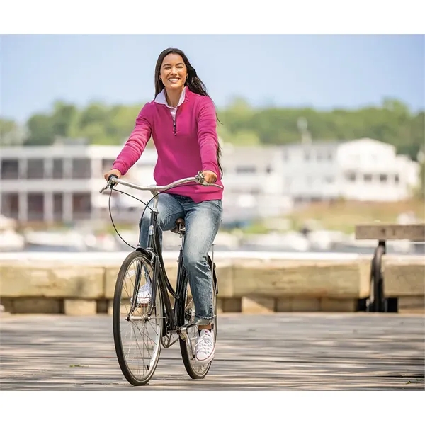 Women's Crosswind Quarter Zip Sweatshirt - Women's Crosswind Quarter Zip Sweatshirt - Image 10 of 48